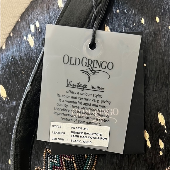 Old Gringo Beaded Eagle Shoulder Bag Tote - Picture 6 of 8